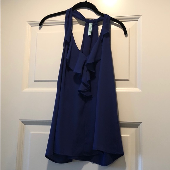 Flowy Blue Top - Picture 3 of 8